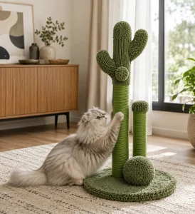 Amazon Basics Poste rascador cactus de tres brazos